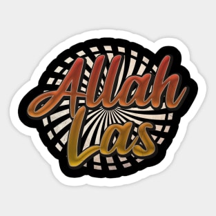 Art drawing - (Allah-Las) Sticker